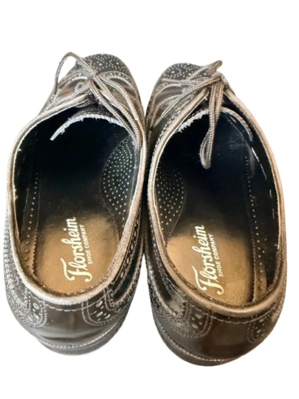 Florsheim Imperial Lexington Wingtip Oxford Dress Shoes Men’s 10D Leather Brogue
